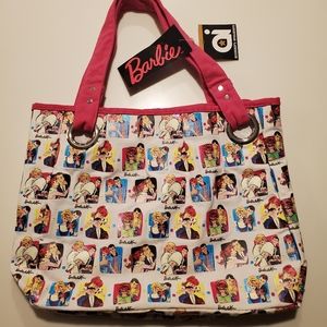 Barbie & Ken Tote Bag with Vintage Retro Graphics